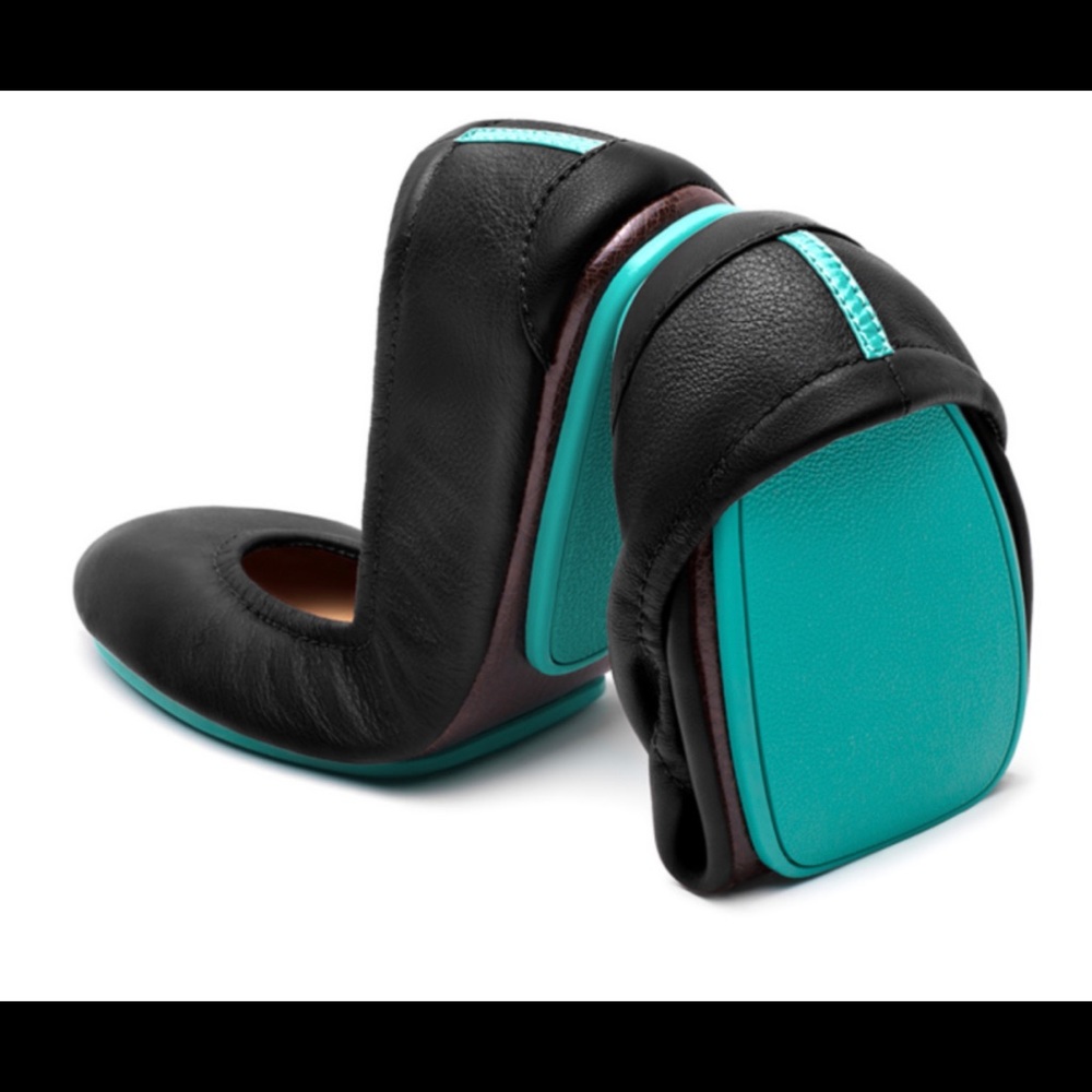 Tieks - Black Ballet Flats Size 10